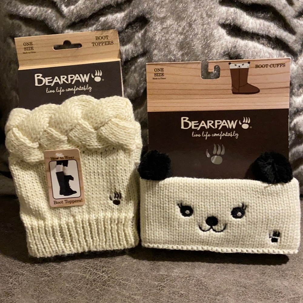 Bearpaw boot cuffs and boot toppers